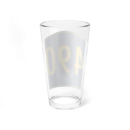 PR secondary 490 (Puerto Rico) (Road Sign) Pint Glass 16oz - Go Mug Yourself