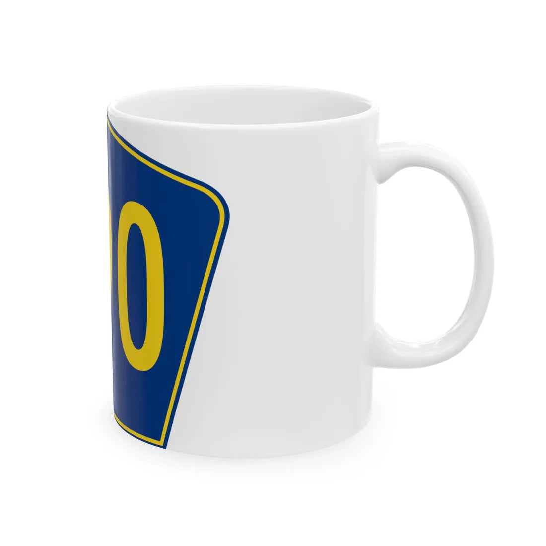 PR secondary 490 (Puerto Rico) (Road Sign) White Coffee Mug - Go Mug Yourself