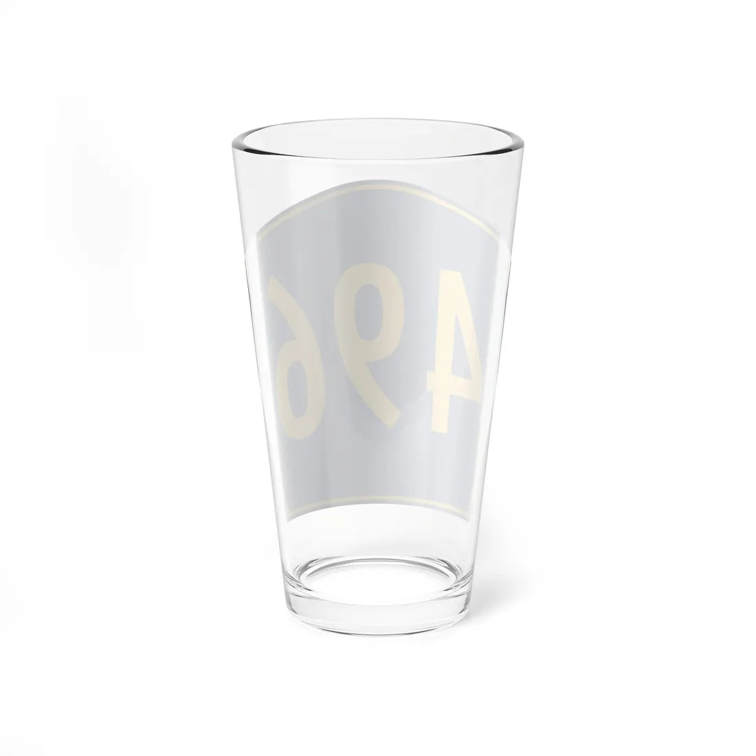 PR secondary 496 (Puerto Rico) (Road Sign) Pint Glass 16oz - Go Mug Yourself