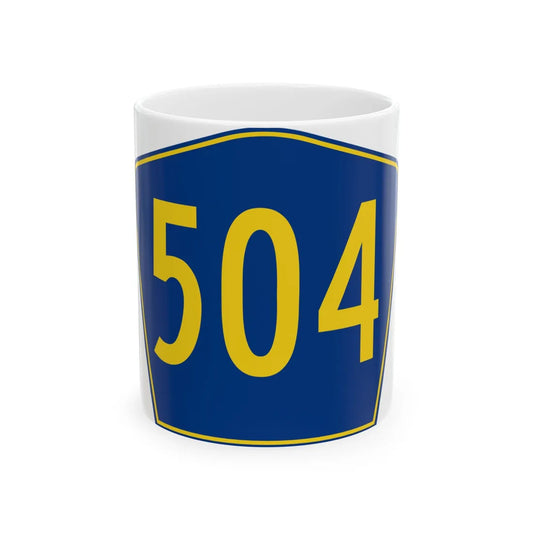 PR secondary 504 (Puerto Rico) (Road Sign) White Coffee Mug 11oz - Go Mug Yourself