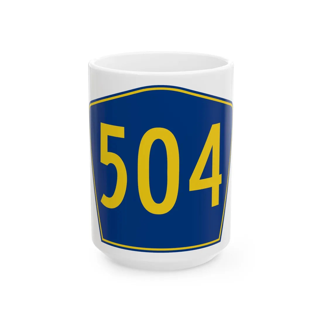 PR secondary 504 (Puerto Rico) (Road Sign) White Coffee Mug 15oz - Go Mug Yourself