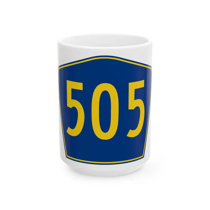PR secondary 505 (Puerto Rico) (Road Sign) White Coffee Mug 15oz - Go Mug Yourself