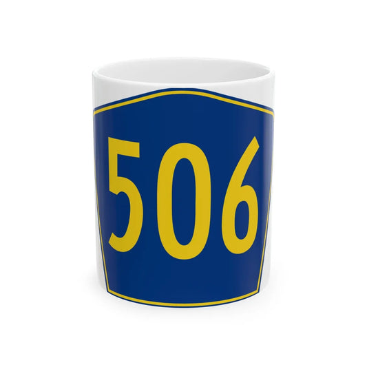 PR secondary 506 (Puerto Rico) (Road Sign) White Coffee Mug 11oz - Go Mug Yourself