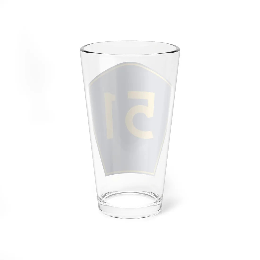 PR secondary 51 (Puerto Rico) (Road Sign) Pint Glass 16oz - Go Mug Yourself