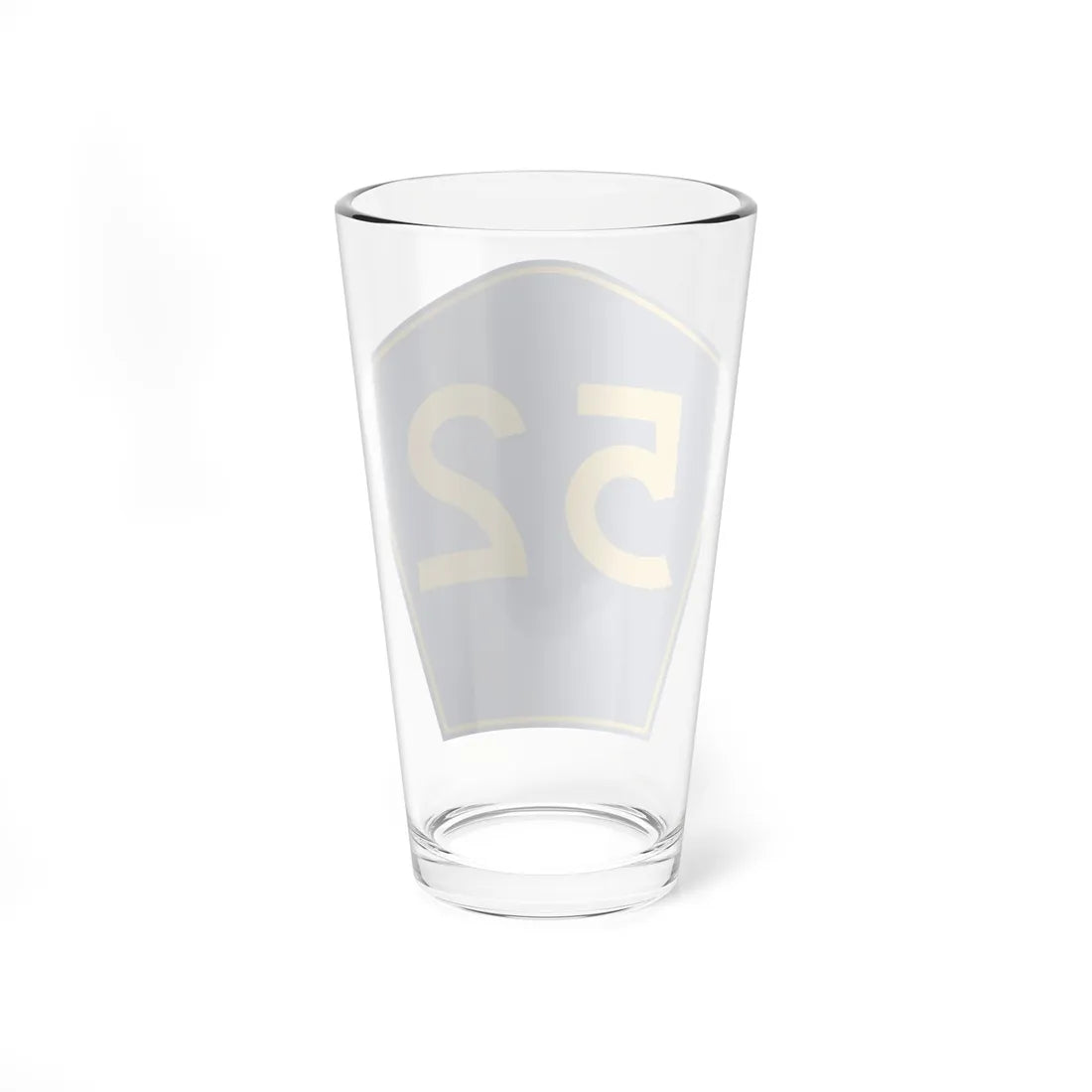 PR secondary 52 (Puerto Rico) (Road Sign) Pint Glass 16oz - Go Mug Yourself