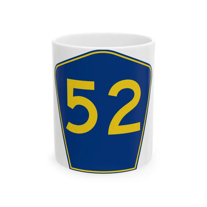PR secondary 52 (Puerto Rico) (Road Sign) White Coffee Mug 11oz - Go Mug Yourself