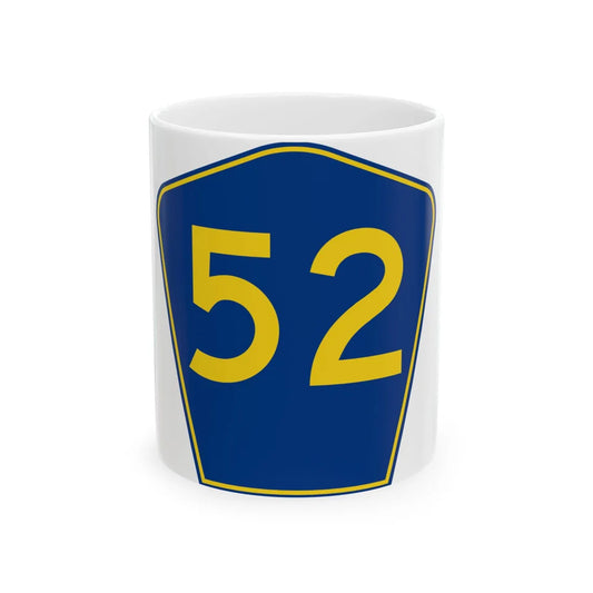 PR secondary 52 (Puerto Rico) (Road Sign) White Coffee Mug 11oz - Go Mug Yourself
