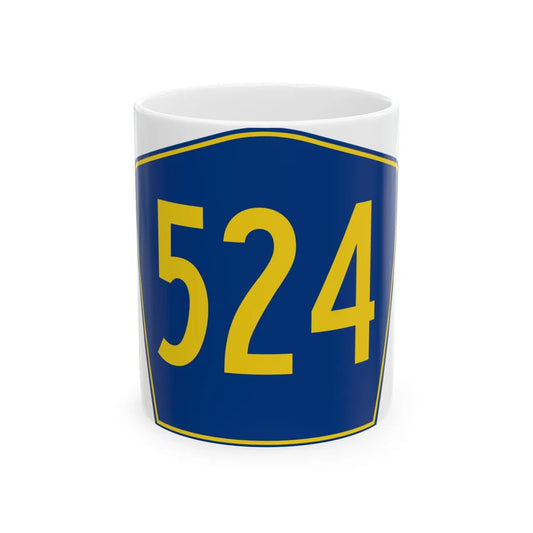 PR secondary 524 (Puerto Rico) (Road Sign) White Coffee Mug 11oz - Go Mug Yourself