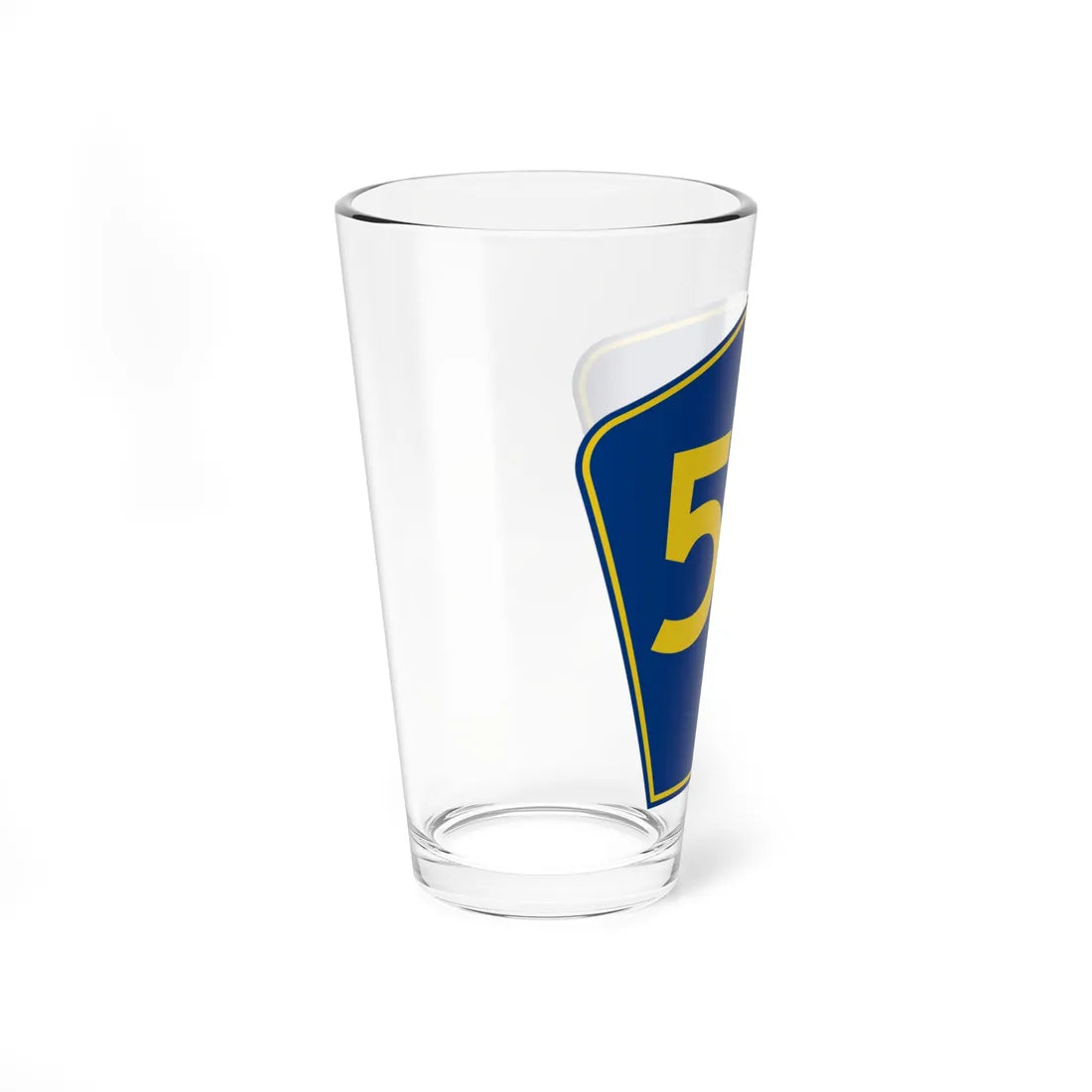 PR secondary 53 (Puerto Rico) (Road Sign) Pint Glass 16oz - Go Mug Yourself