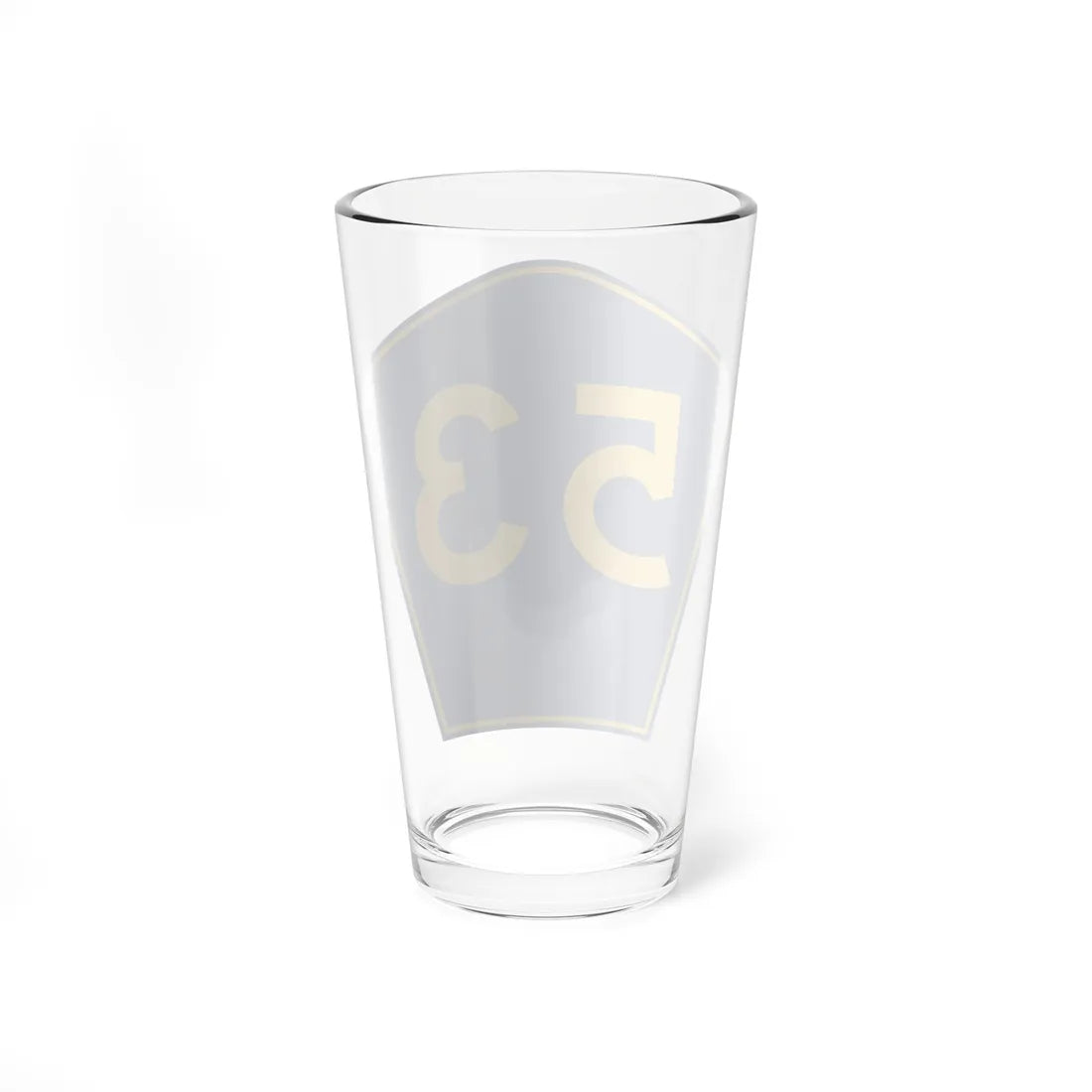 PR secondary 53 (Puerto Rico) (Road Sign) Pint Glass 16oz - Go Mug Yourself
