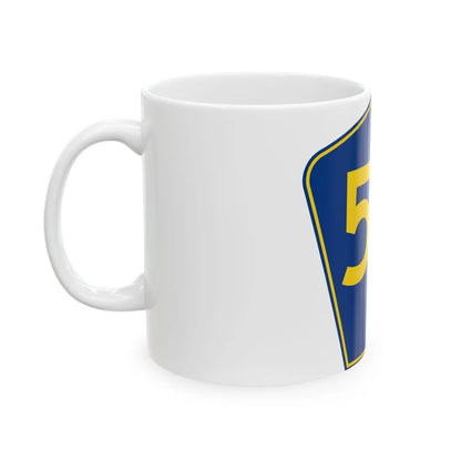 PR secondary 53 (Puerto Rico) (Road Sign) White Coffee Mug - Go Mug Yourself