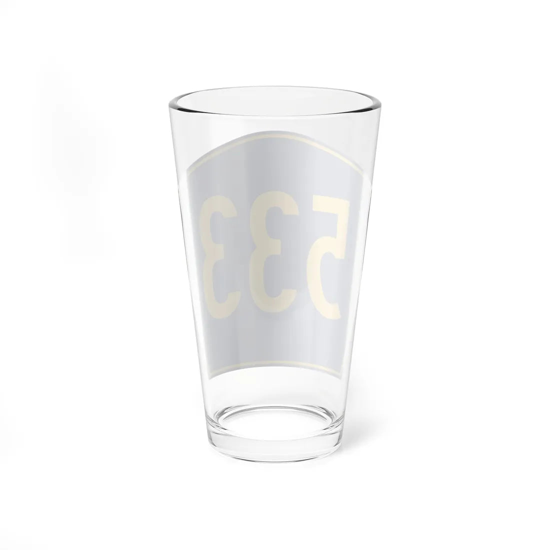 PR secondary 533 (Puerto Rico) (Road Sign) Pint Glass 16oz - Go Mug Yourself