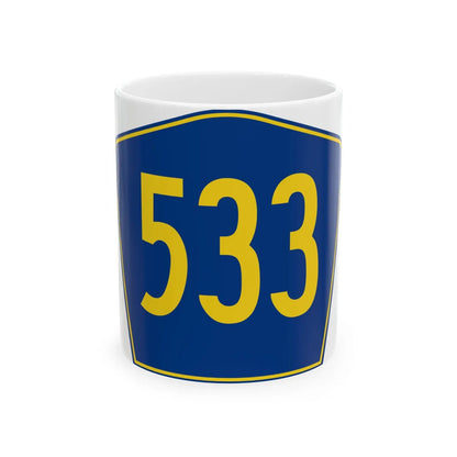 PR secondary 533 (Puerto Rico) (Road Sign) White Coffee Mug 11oz - Go Mug Yourself