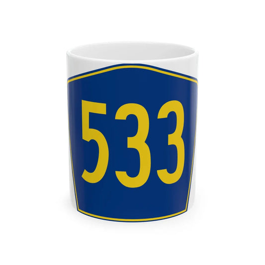 PR secondary 533 (Puerto Rico) (Road Sign) White Coffee Mug 11oz - Go Mug Yourself