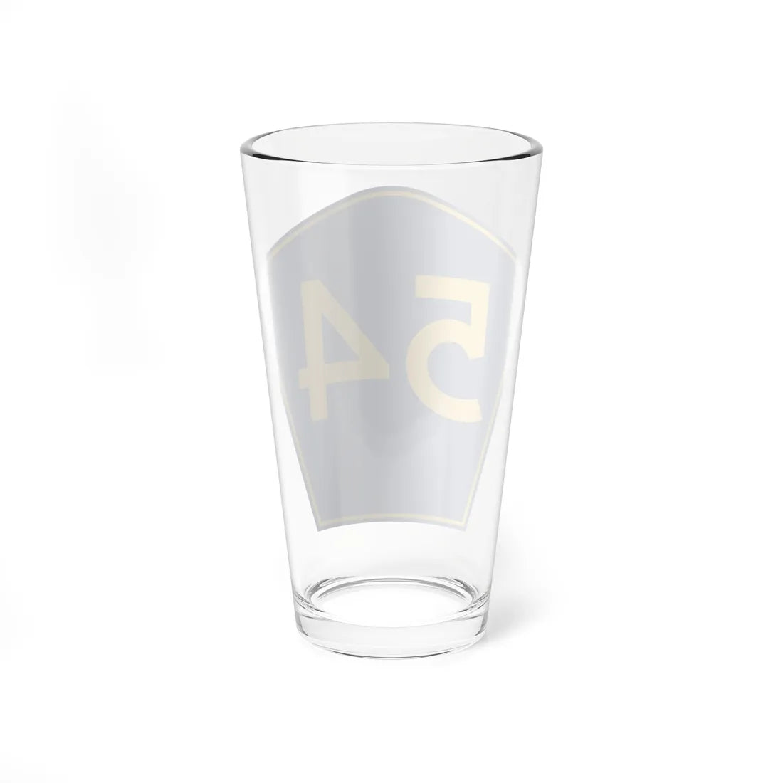 PR secondary 54 (Puerto Rico) (Road Sign) Pint Glass 16oz - Go Mug Yourself