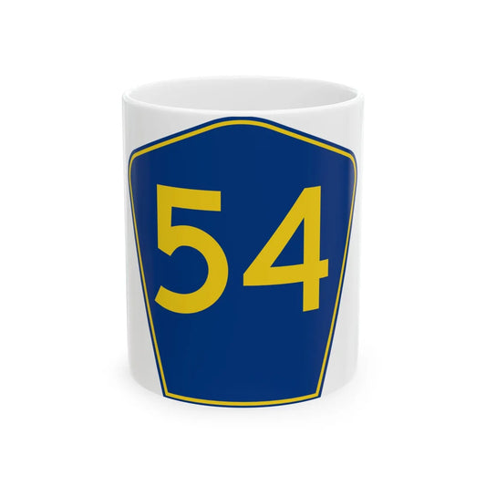 PR secondary 54 (Puerto Rico) (Road Sign) White Coffee Mug 11oz - Go Mug Yourself