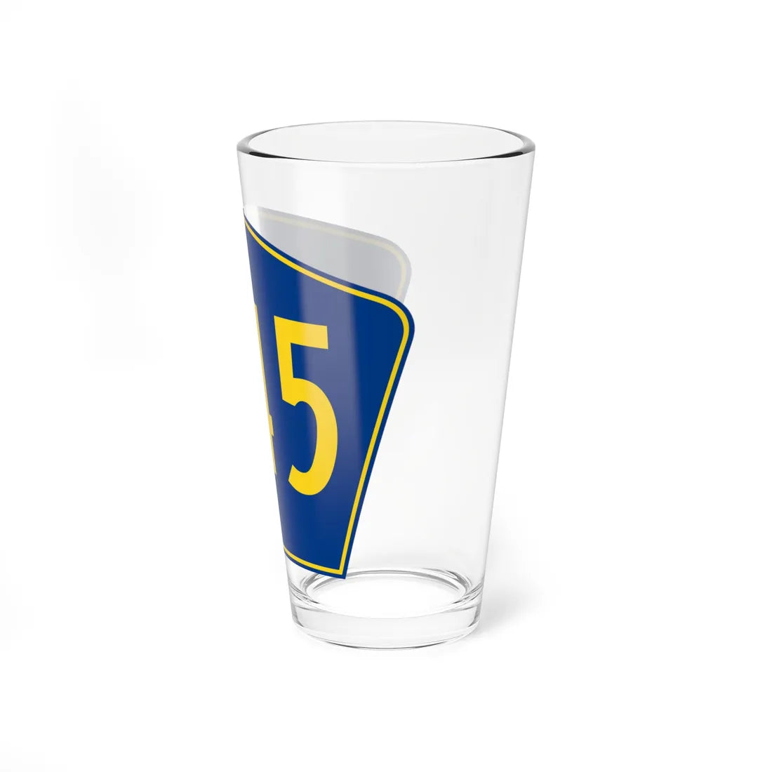 PR secondary 545 (Puerto Rico) (Road Sign) Pint Glass 16oz - Go Mug Yourself