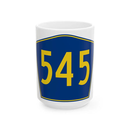 PR secondary 545 (Puerto Rico) (Road Sign) White Coffee Mug 15oz - Go Mug Yourself