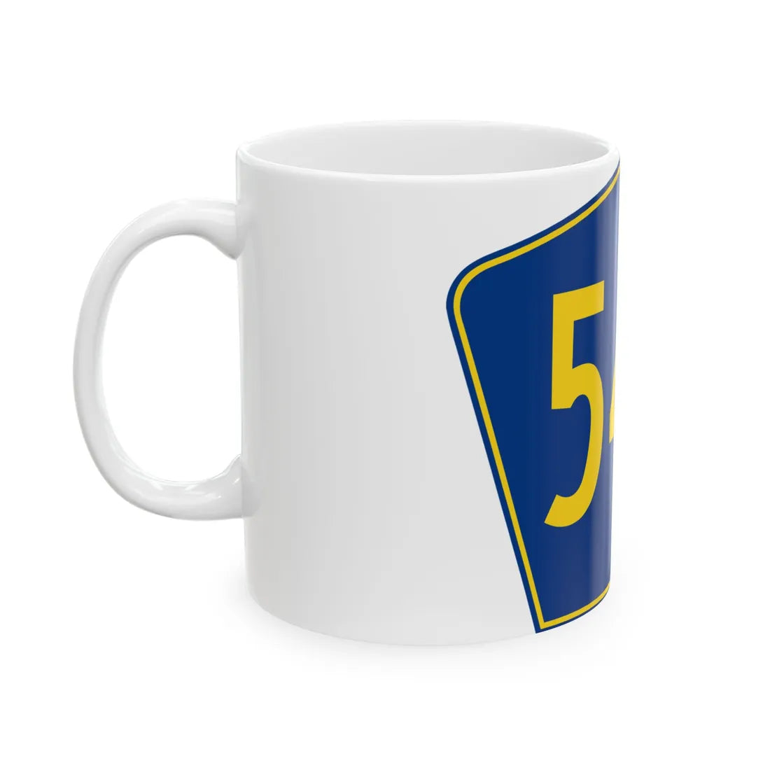 PR secondary 545 (Puerto Rico) (Road Sign) White Coffee Mug - Go Mug Yourself