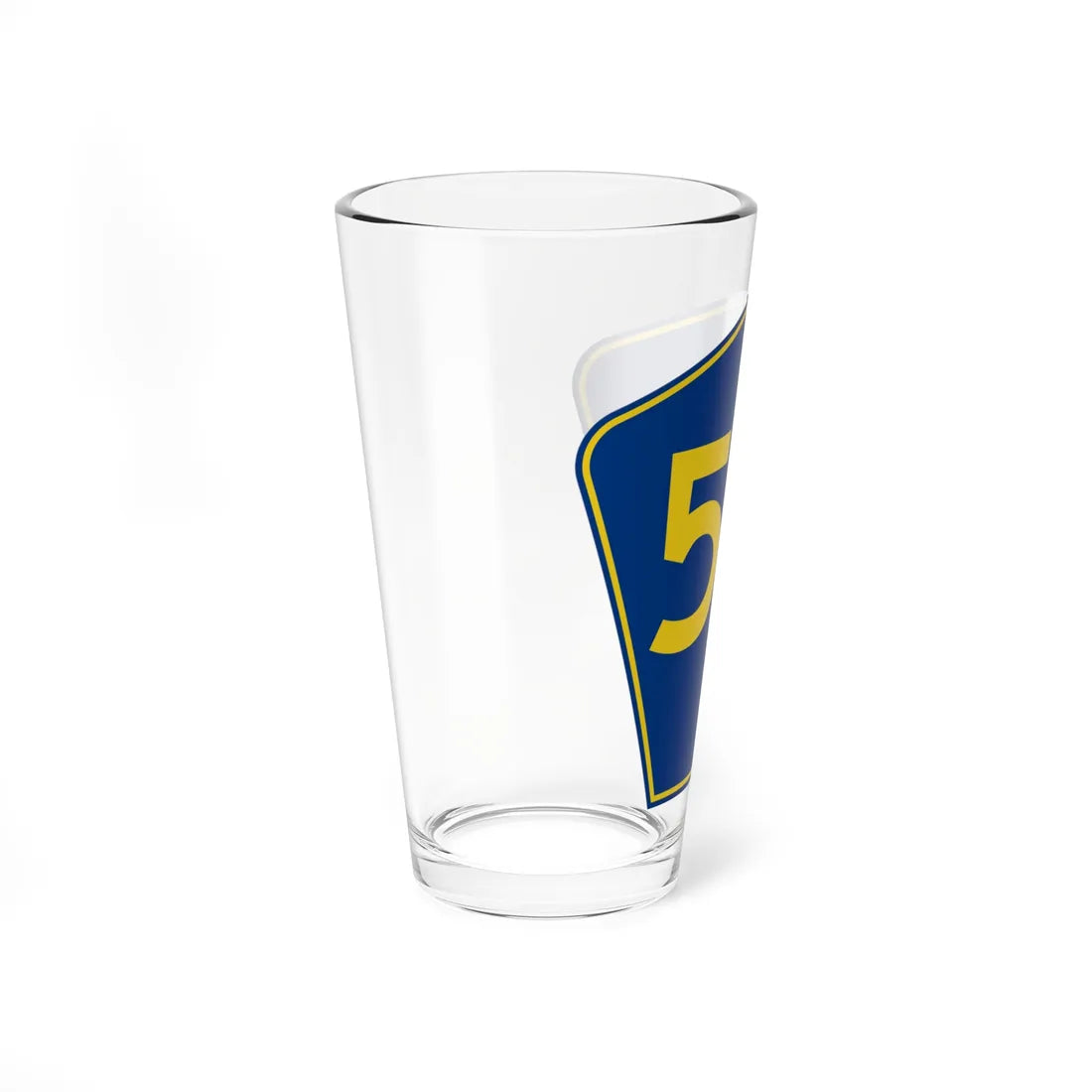 PR secondary 55 (Puerto Rico) (Road Sign) Pint Glass 16oz - Go Mug Yourself