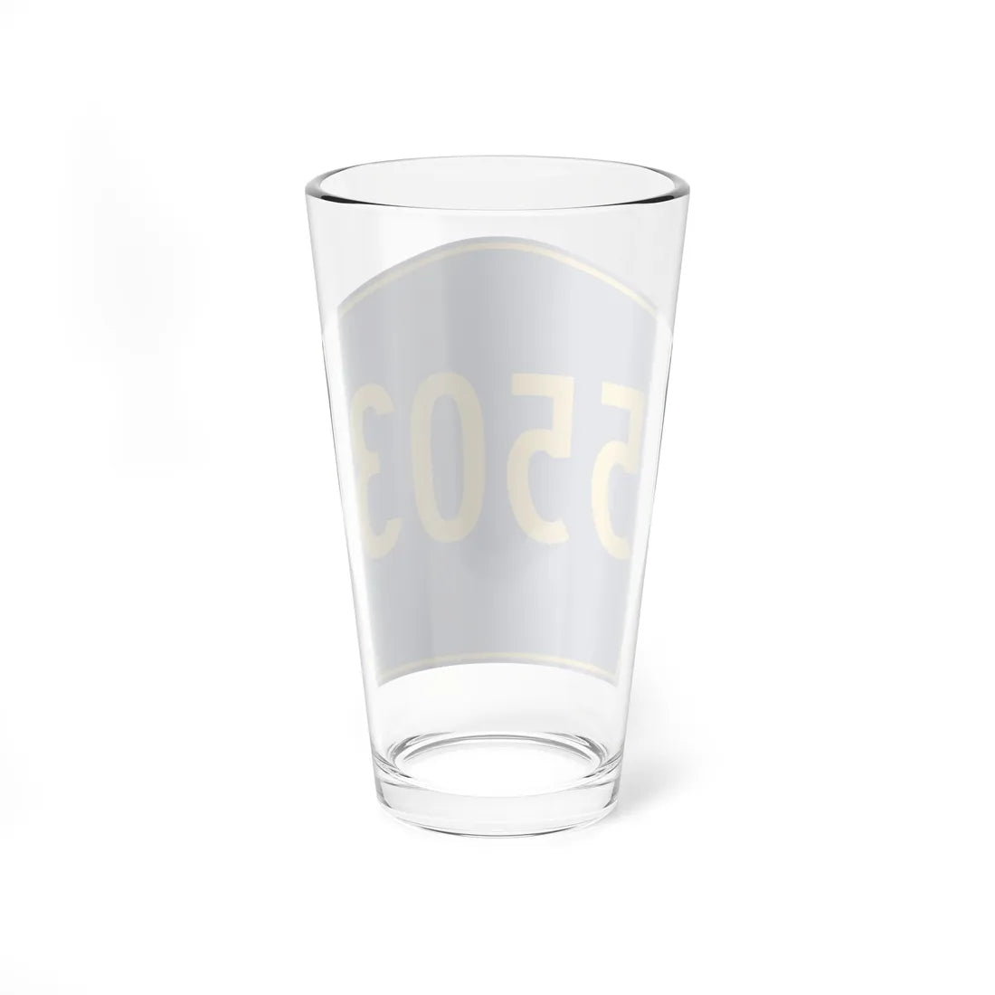 PR secondary 5503 (Puerto Rico) (Road Sign) Pint Glass 16oz - Go Mug Yourself
