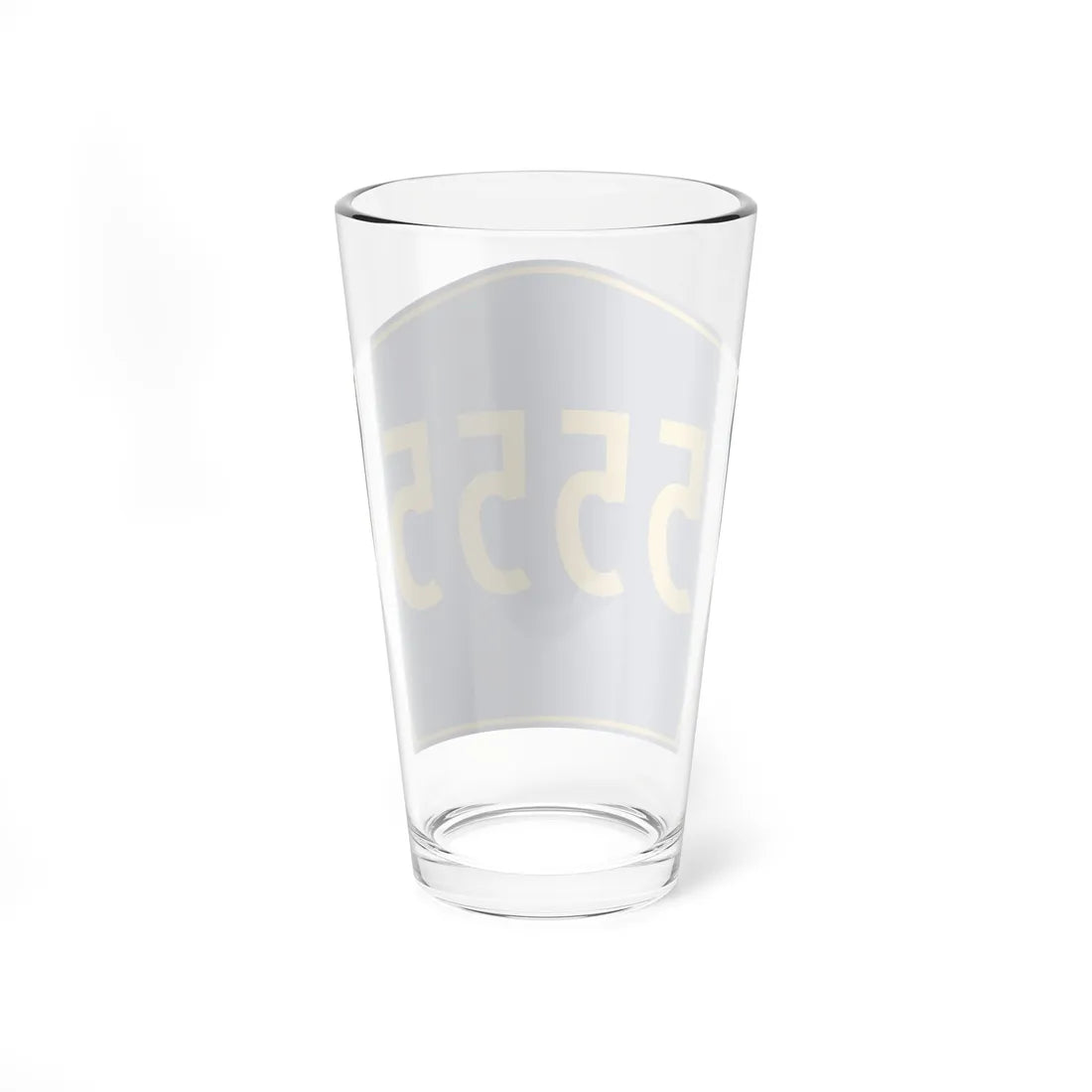 PR secondary 5555 (Puerto Rico) (Road Sign) Pint Glass 16oz - Go Mug Yourself