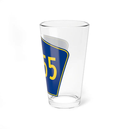 PR secondary 5555 (Puerto Rico) (Road Sign) Pint Glass 16oz - Go Mug Yourself