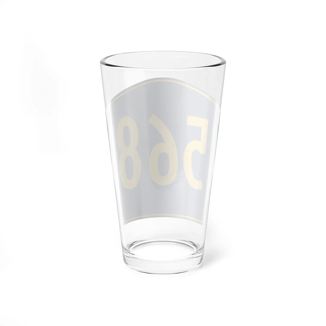 PR secondary 568 (Puerto Rico) (Road Sign) Pint Glass 16oz - Go Mug Yourself