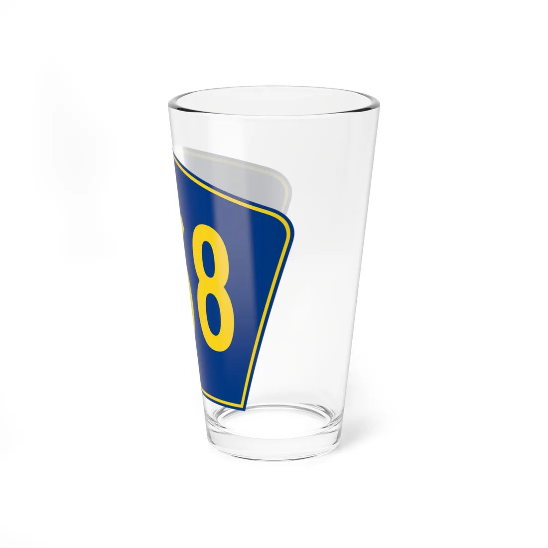 PR secondary 568 (Puerto Rico) (Road Sign) Pint Glass 16oz - Go Mug Yourself