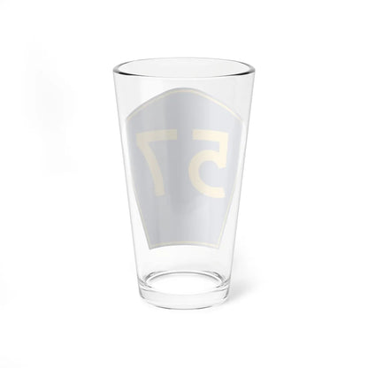 PR secondary 57 (Puerto Rico) (Road Sign) Pint Glass 16oz - Go Mug Yourself