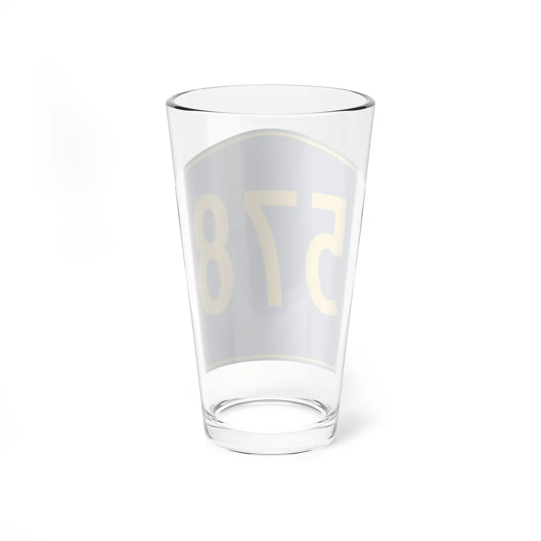 PR secondary 578 (Puerto Rico) (Road Sign) Pint Glass 16oz - Go Mug Yourself