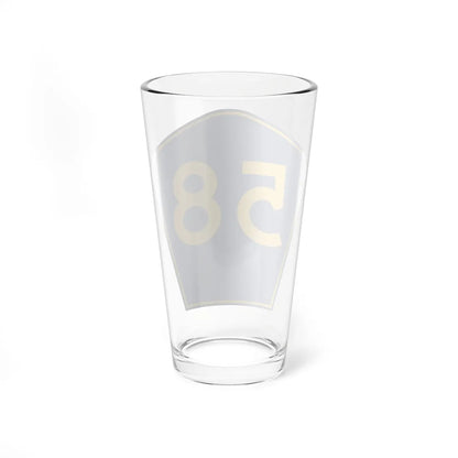 PR secondary 58 (Puerto Rico) (Road Sign) Pint Glass 16oz - Go Mug Yourself