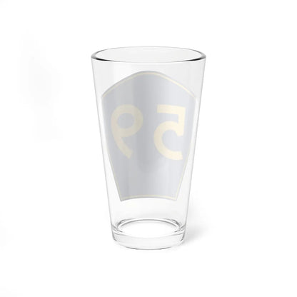 PR secondary 59 (Puerto Rico) (Road Sign) Pint Glass 16oz - Go Mug Yourself