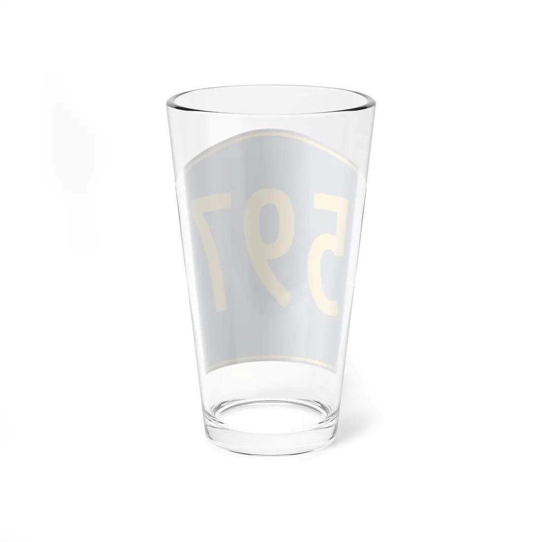 PR secondary 597 (Puerto Rico) (Road Sign) Pint Glass 16oz - Go Mug Yourself