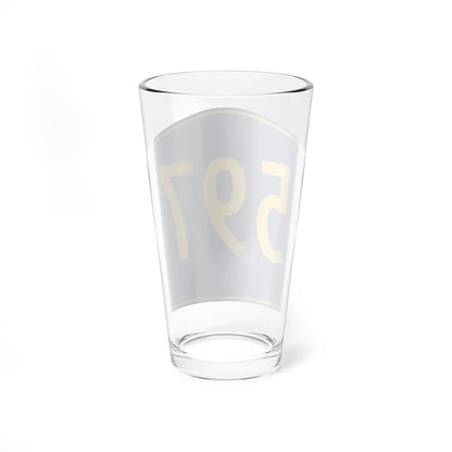 PR secondary 597 (Puerto Rico) (Road Sign) Pint Glass 16oz - Go Mug Yourself