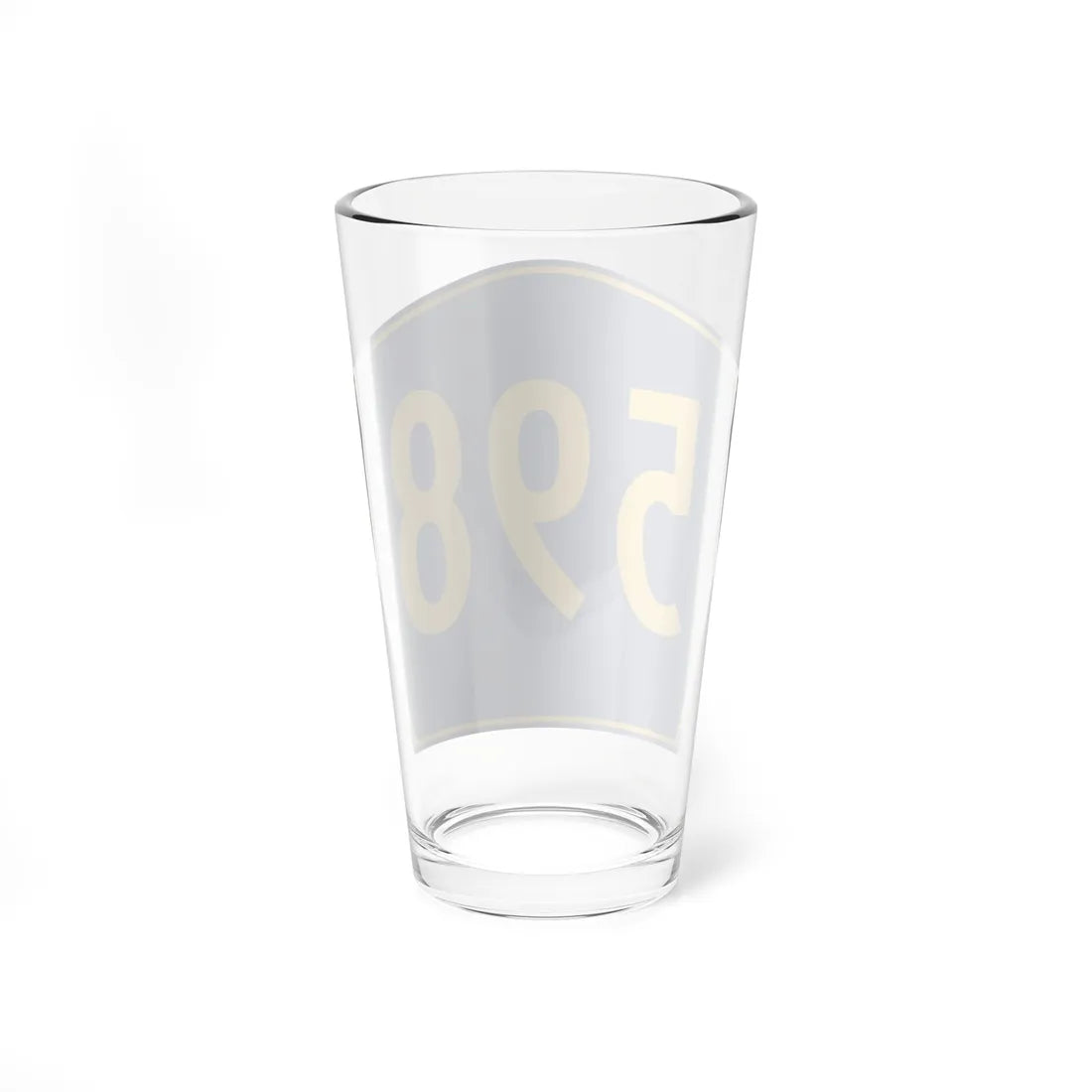 PR secondary 598 (Puerto Rico) (Road Sign) Pint Glass 16oz - Go Mug Yourself