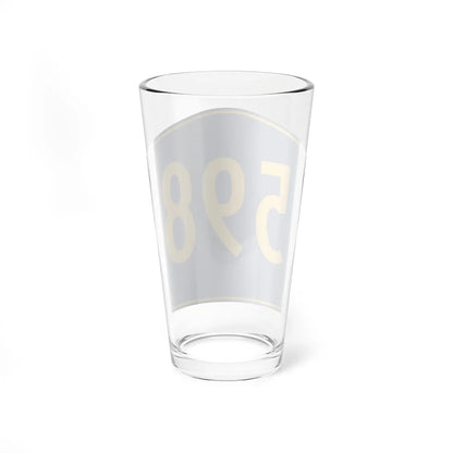 PR secondary 598 (Puerto Rico) (Road Sign) Pint Glass 16oz - Go Mug Yourself