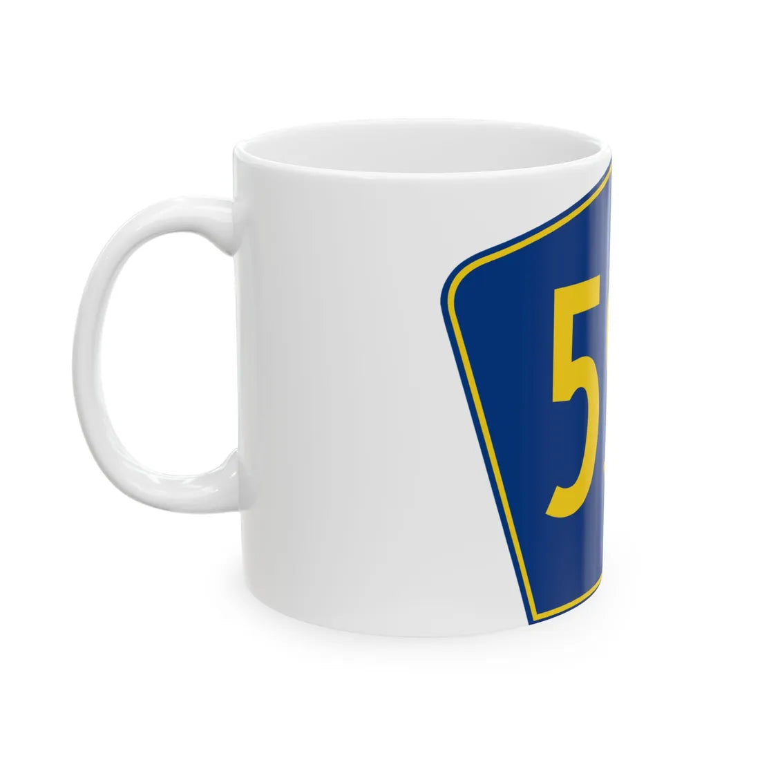 PR secondary 598 (Puerto Rico) (Road Sign) White Coffee Mug - Go Mug Yourself