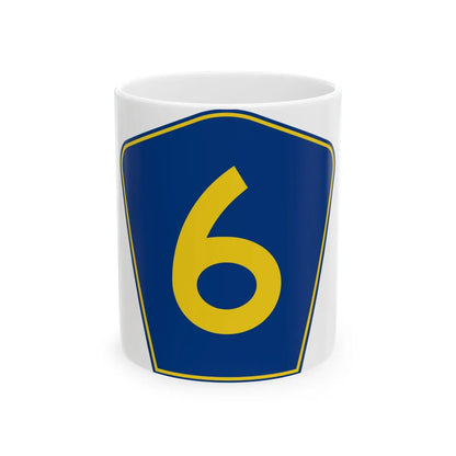 PR secondary 6 (Puerto Rico) (Road Sign) White Coffee Mug 11oz - Go Mug Yourself