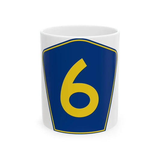 PR secondary 6 (Puerto Rico) (Road Sign) White Coffee Mug 11oz - Go Mug Yourself