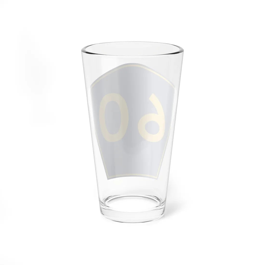 PR secondary 60 (Puerto Rico) (Road Sign) Pint Glass 16oz - Go Mug Yourself