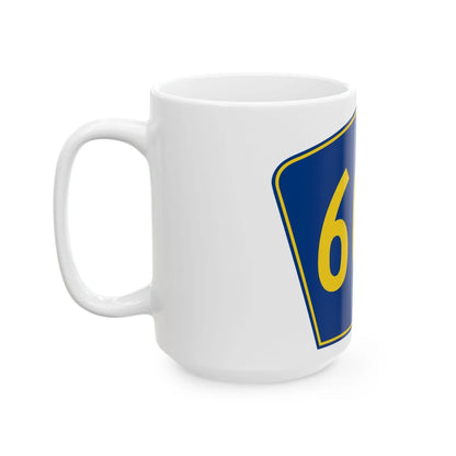 PR secondary 605 (Puerto Rico) (Road Sign) White Coffee Mug - Go Mug Yourself