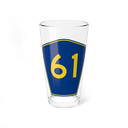 PR secondary 61 (Puerto Rico) (Road Sign) Pint Glass 16oz - Go Mug Yourself