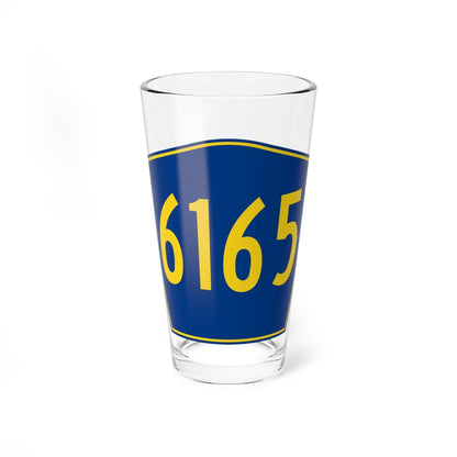 PR secondary 6165 (Puerto Rico) (Road Sign) Pint Glass 16oz - Go Mug Yourself
