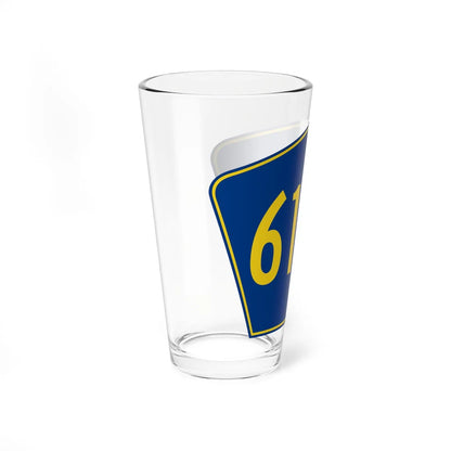 PR secondary 6165 (Puerto Rico) (Road Sign) Pint Glass 16oz - Go Mug Yourself
