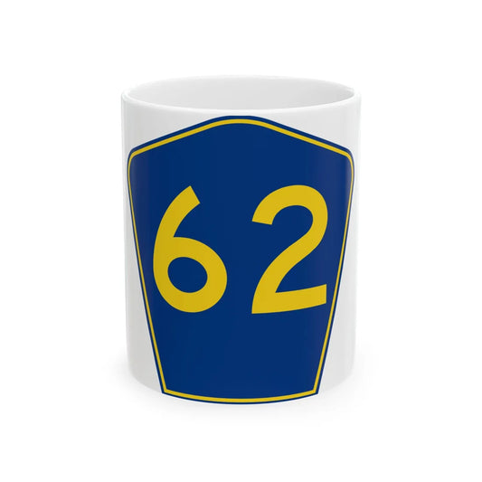 PR secondary 62 (Puerto Rico) (Road Sign) White Coffee Mug 11oz - Go Mug Yourself