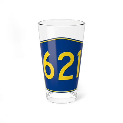 PR secondary 621 (Puerto Rico) (Road Sign) Pint Glass 16oz 16oz - Go Mug Yourself