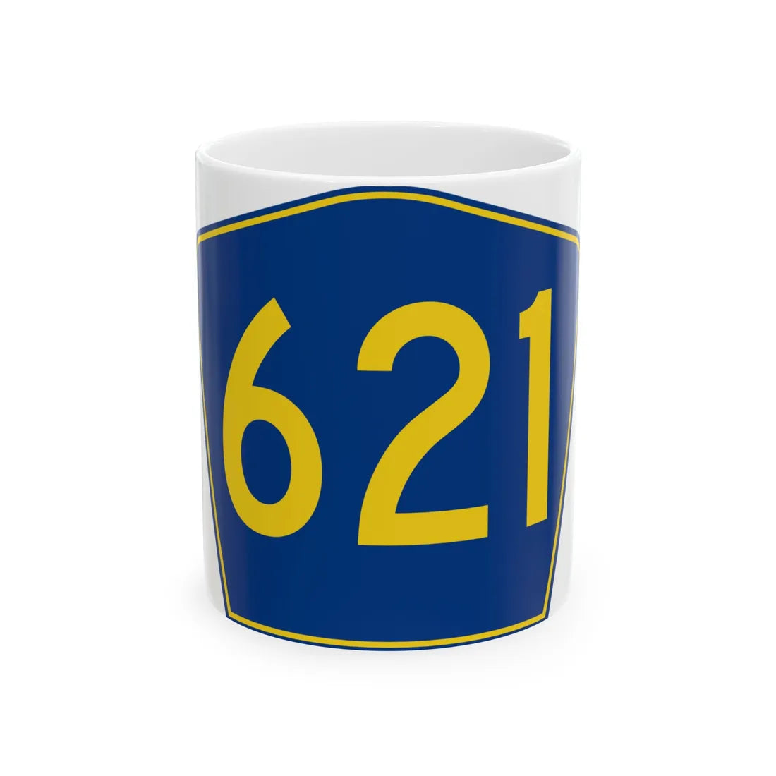 PR secondary 621 (Puerto Rico) (Road Sign) White Coffee Mug 11oz - Go Mug Yourself