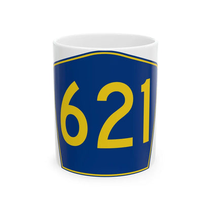 PR secondary 621 (Puerto Rico) (Road Sign) White Coffee Mug 11oz - Go Mug Yourself