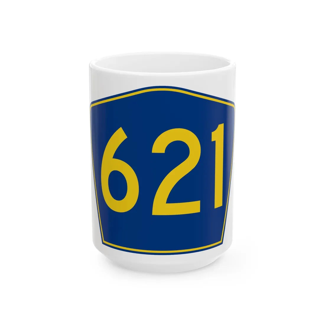 PR secondary 621 (Puerto Rico) (Road Sign) White Coffee Mug 15oz - Go Mug Yourself